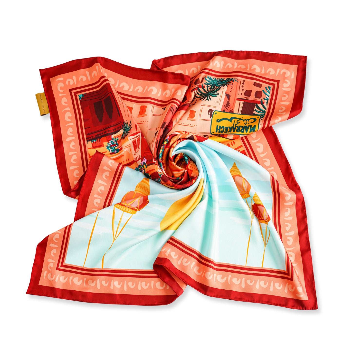 RAK Scarf (Marrakesh Inspired 100% Silk Scarf)