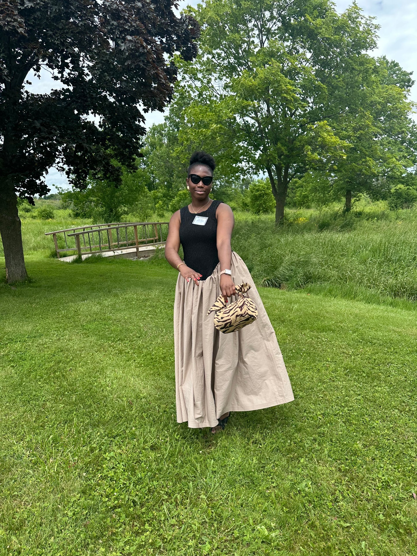 Sephora Smocked Drop Waist Dress