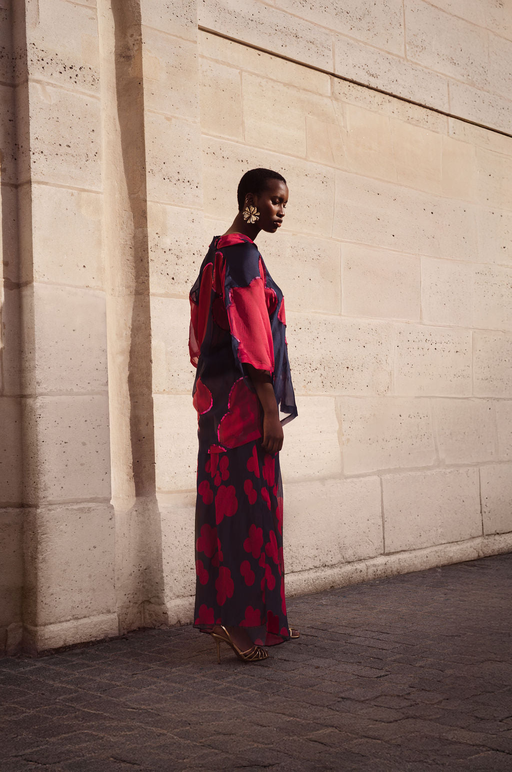 Ciel Printed Plisse Pants