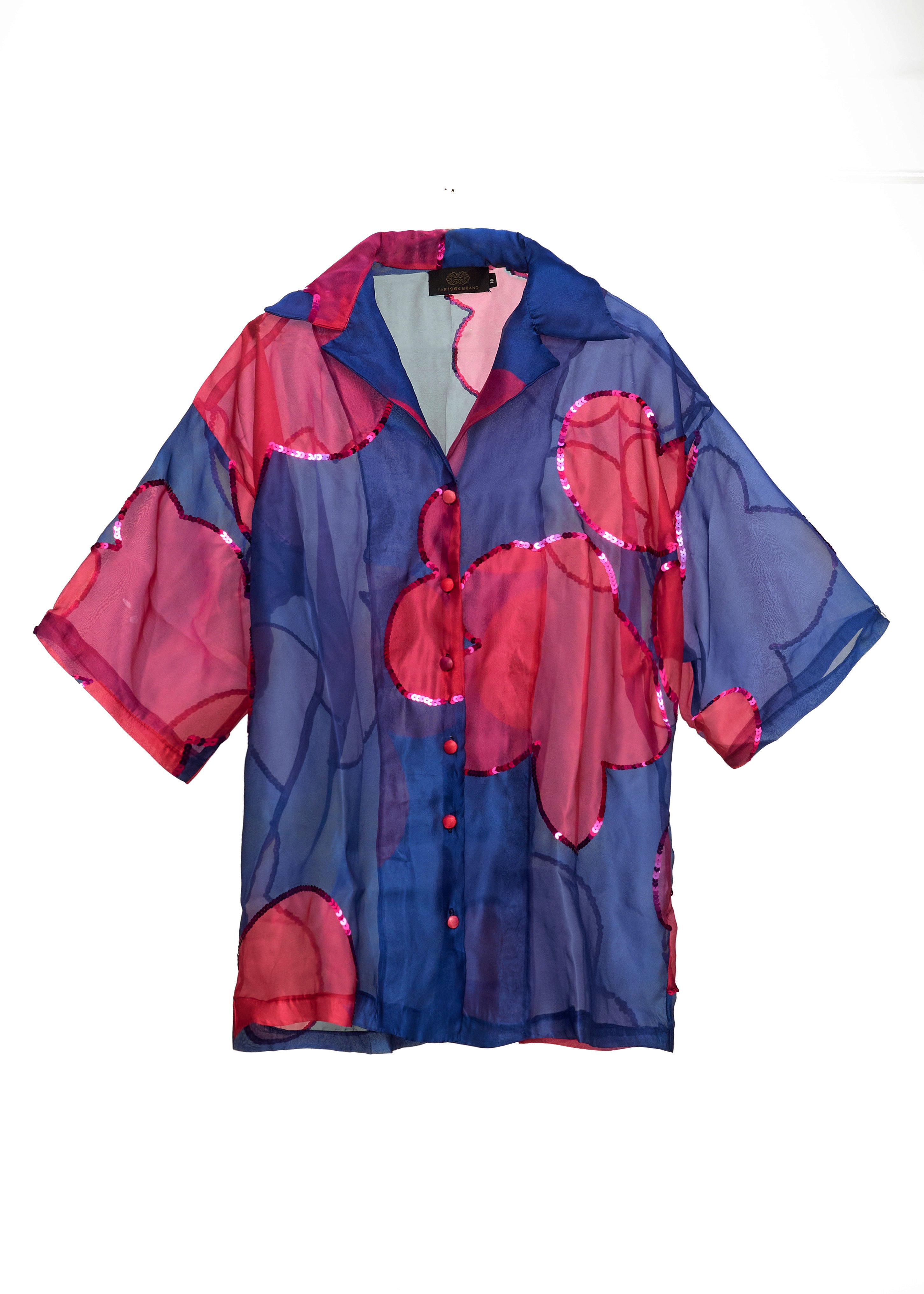 Ciel Sheer Oversized Organza Shirt
