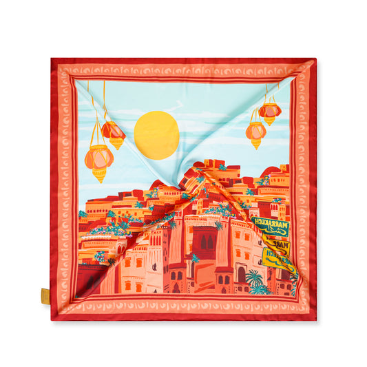 RAK Scarf (Marrakesh Inspired 100% Silk Scarf)