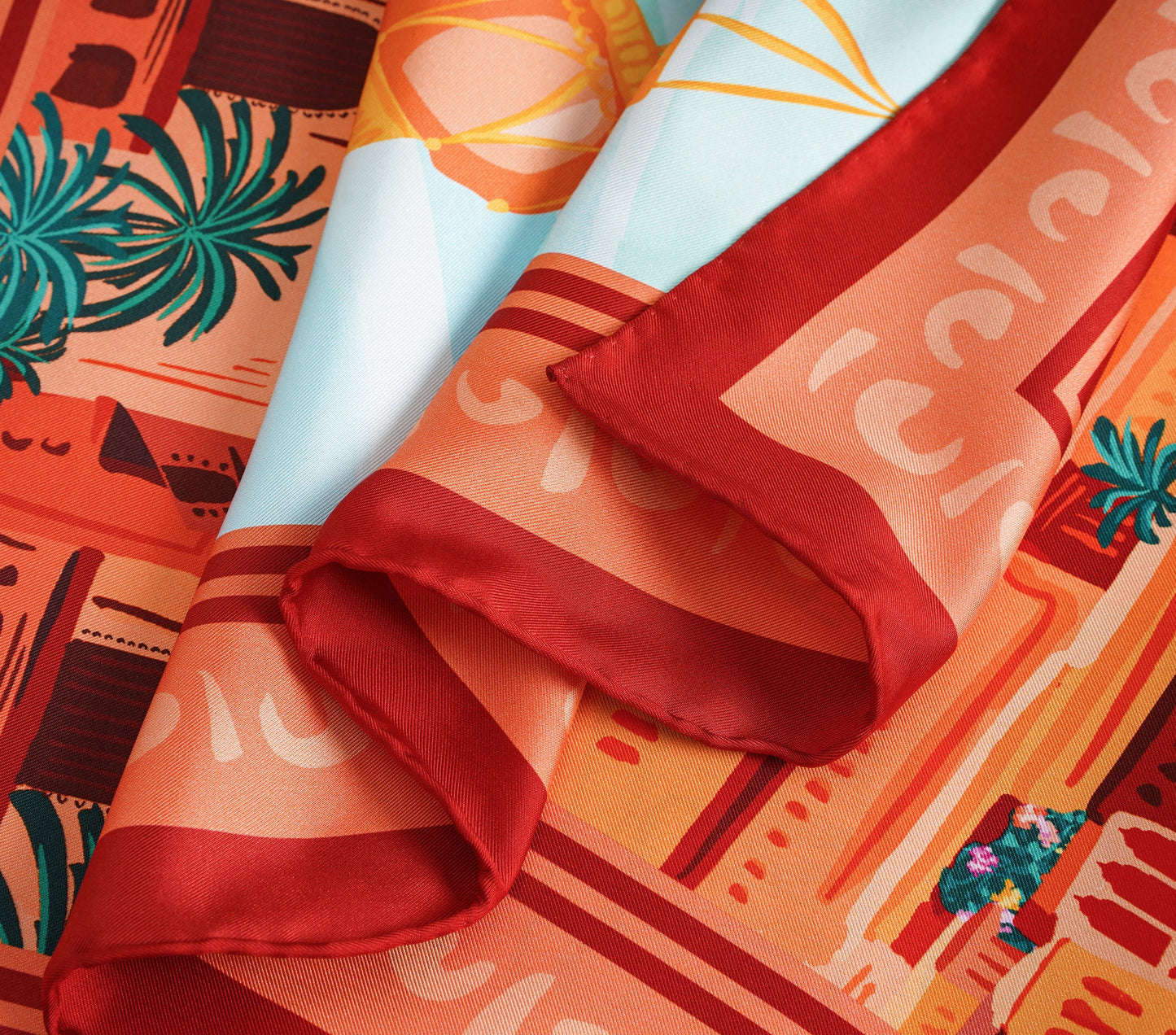 RAK Scarf (Marrakesh Inspired 100% Silk Scarf)
