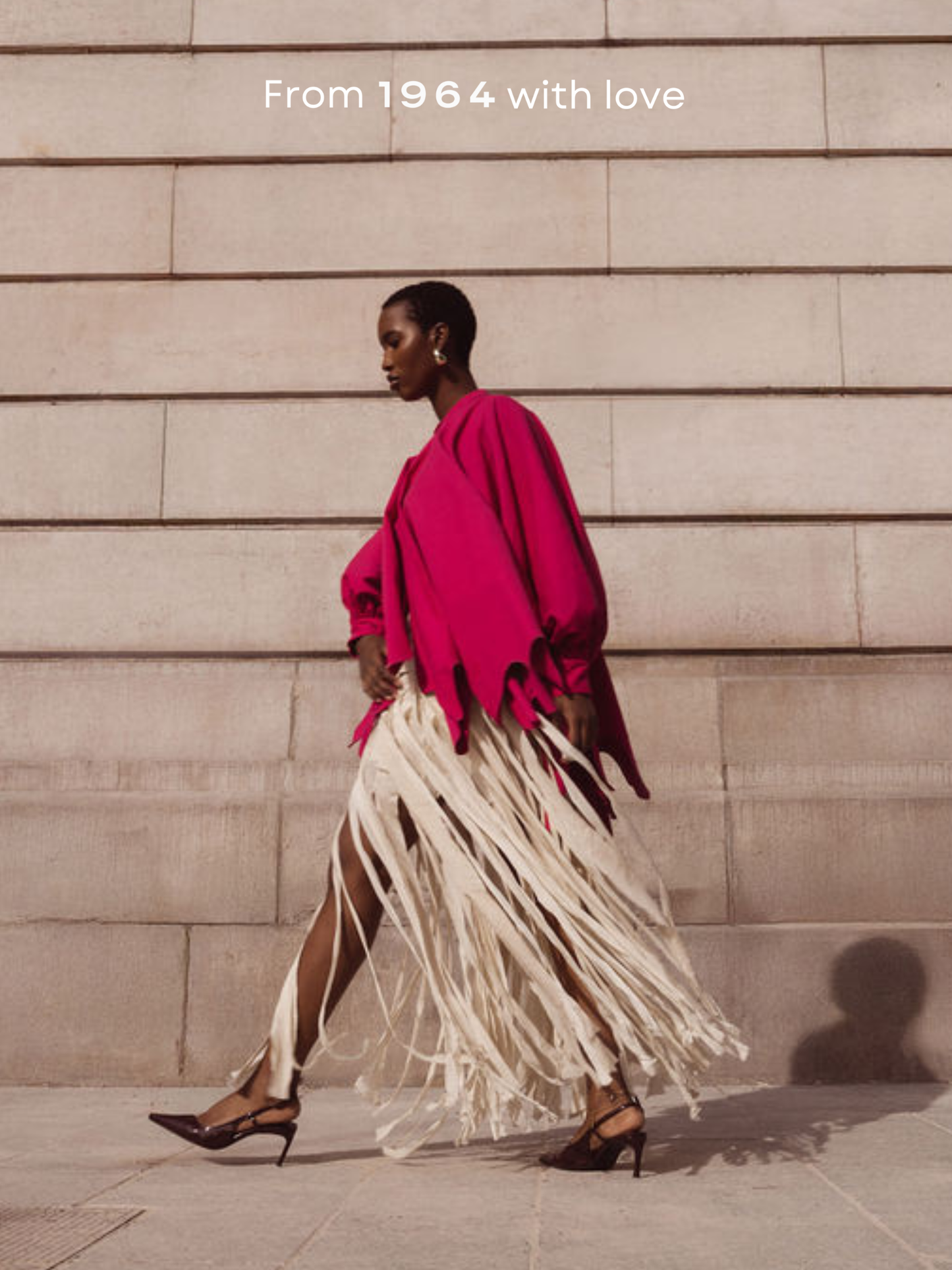 Jouri Cotton Linen Fringed Maxi Skirt